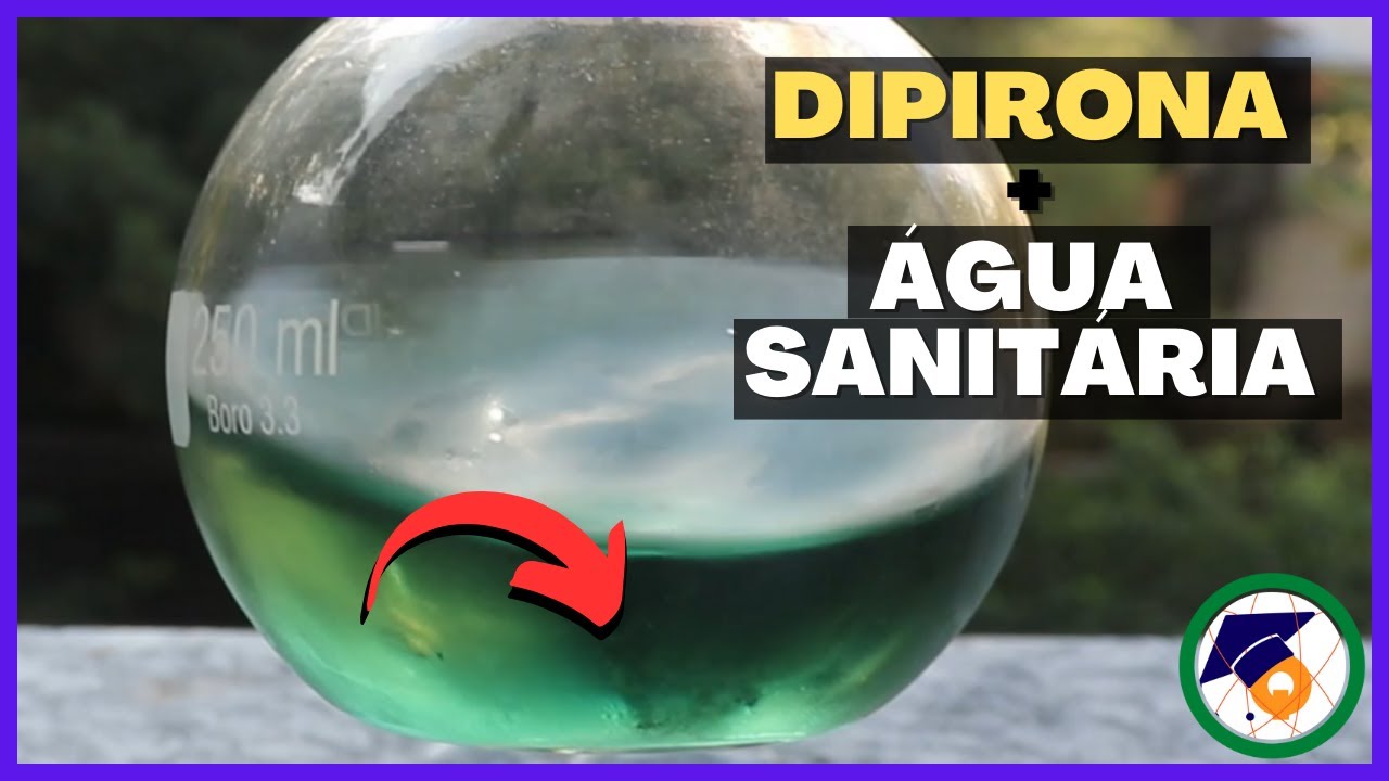 Dipirona e Água Sanitária - Finalmente Explicado o que Acontece!