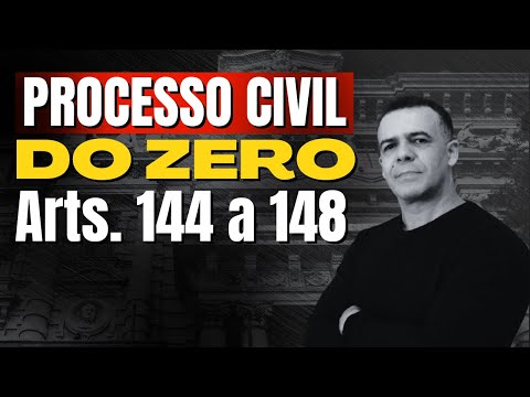 TJSP: Questões de PROCESSO  CIVIL - Artigos 144 a 148 #CPC  #escreventetjsp