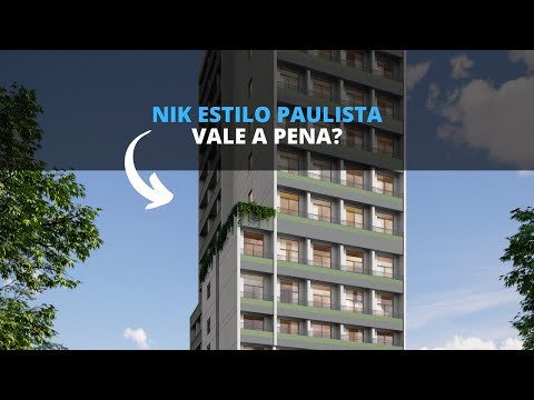 Nik Estilo Paulista | Apartamentos de 24 m² a 35 m² no Paraíso | Lançamento Planik