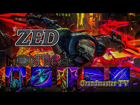 200 IQ Zed Montage - Best Zed Plays 2019 Season 9 and  10 - League of Legends