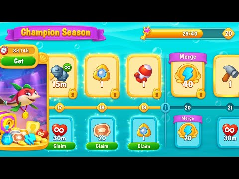 @Fishdom Atlantis Cup Stage 33 - 36. Champion Season Level 19 🔓