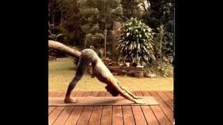 Yoga mom and the lawn mower Mp4 3GP & Mp3