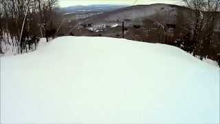 preview picture of video 'Ski Quebec POV Video: Dynamique at Mont Sutton'