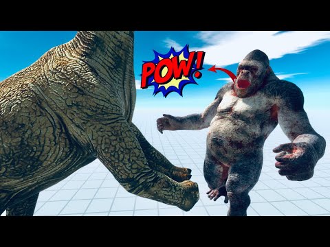 Brachiosaurus VS Goro The Giant 😱 - Animal Revolt Battle Simulator