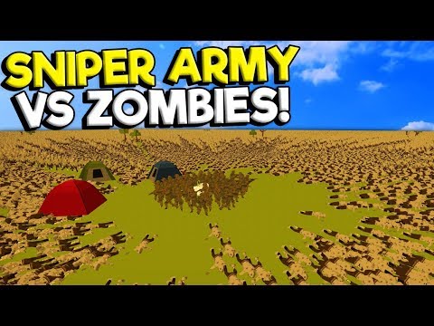 Sniper Army Takes on Massive Zombie Horde in SwarmZ!