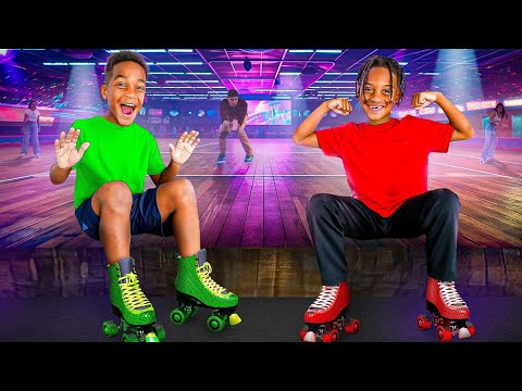 THE PRINCE FAMILY GOES ROLLER SKATING FOR THE FIRST TIME