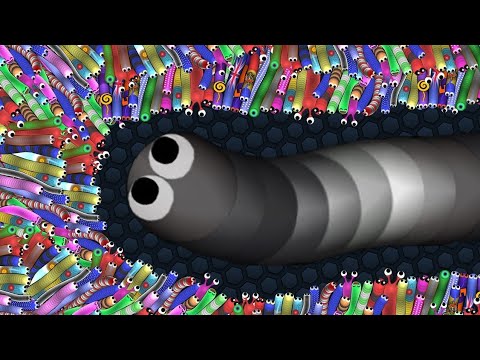 Slither.io Tiny Snake Trolling Giant Noob Snakes - Epic Slitherio Gameplay #slithersnake #games