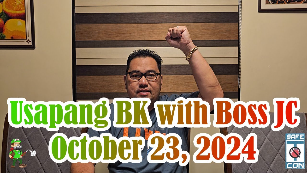 Usapang BK with Boss JC: October 23, 2024