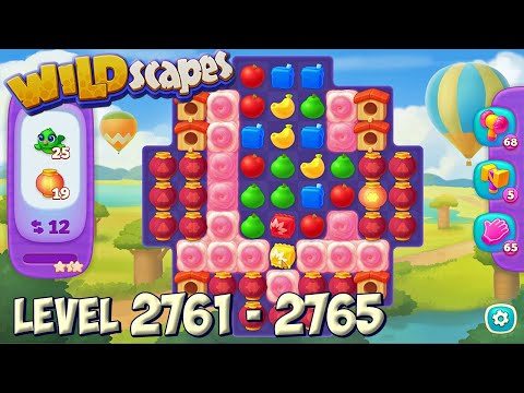 Wildscapes level 2761 - 2765 🐼 Playrix HD