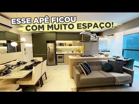 ELAS FIZERAM UM APÊ GIGANTE EM 65M² QUE AINDA TEM 2 QUARTOS | GABY GARCIIA