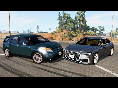 Crossroad Car Crashes 63 - BeamNG.Drive| BeamNGTV