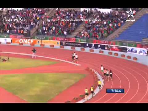 3000m steeplechase Rabat 2013, Yoann Kowal wins and sets a new PB in 8.12.53