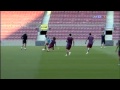 Messi beat Puyol | Training 23.5.11 |