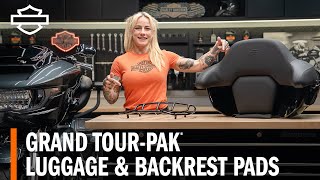 Download lagu Harley-Davidson Grand Tour-Pak Luggage, Luggage Racks & Backrest Pads Overview mp3