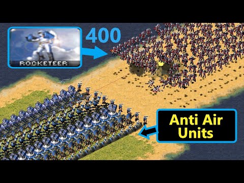 All Anti-Air vs Rocketeers - Red Alert 2