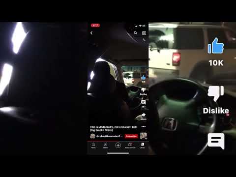 GTA San Andreas Big Smoke’s order drive thru prank. [This is McDonald’s not Cluckin Bell]