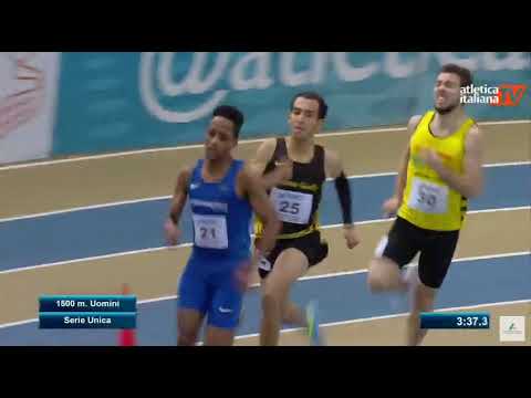 1500 metri Uomini   Serie Unica   Campionati Italiani Assoluti Indoor