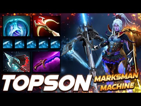 Topson Drow Ranger Marksman Machine - Dota 2 Pro Gameplay [Watch & Learn]