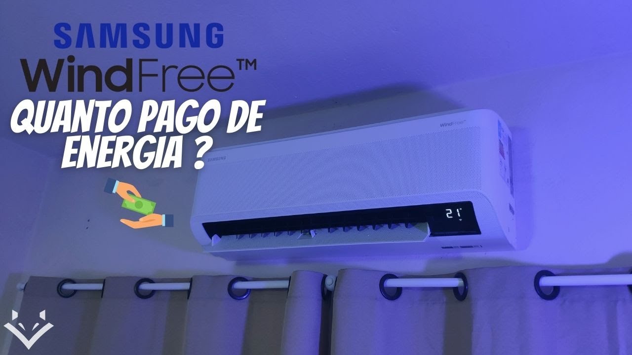 Minha conta de Energia com o ar condicionado ligado todos os dias / Samsung WINDFREE - LC Alpha