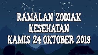 Ramalan Zodiak Kesehatan Kamis 24 Oktober 2019
