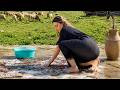 The Hard Daily Life Of Azerbaijan Nomads Rural Girls Routine In A Mountain Village