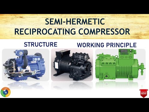 Semi hermetic Reciprocating Compressors 2FES-2Y