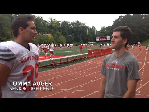Interviews w/SJU Football's Jackson & Auger - 2018 Gustavus