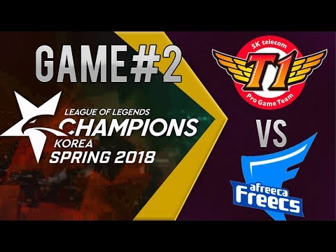 SK telecom T1 vs  Afreeca Freecs | Game 2| Week 3 Day 5 | KOREA LCK Spring 2018 | SKT vs  AFS