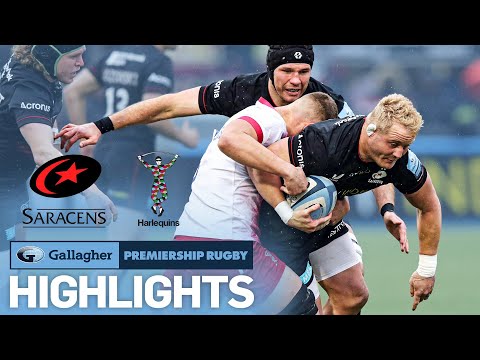 Saracens v Harlequins - HIGHLIGHTS | London Rivals Face Off! | Gallagher Premiership 2021/22