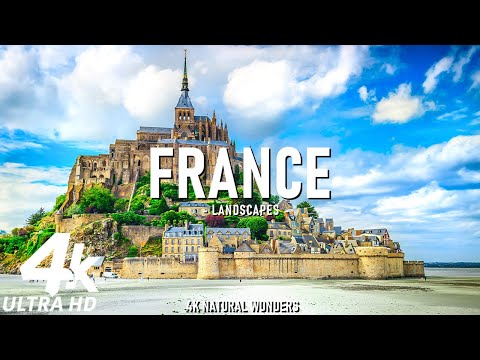 4K France - Unveiling the Elegance of Iconic Landmarks, Charming Villages, and Scenic Countryside