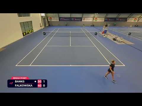 Amarni Banks vs Weronika Falkowska R32 W50 Trnava 18 November 2025 Slovakia