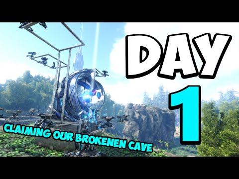 How My 30k Hour 4 Man Claims our BROKEN BASE spot DAY 1! ARK PVP