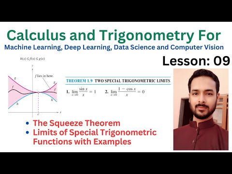 Lesson 09 Squeeze Theorem | Two Special Trigonometric Limits