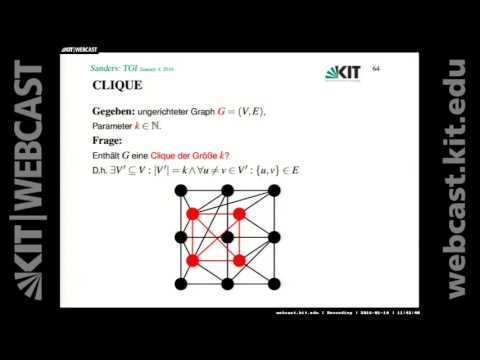 18: CLIQUE, VERTEX COVER, Komplexitätsklassen, PLANAR 3SAT