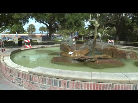 Pinellas County Sheriff's Office investigating after Safety Harbor fountain 'heavily vandalized'