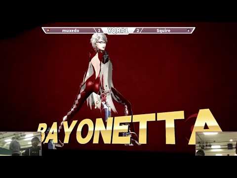 YQR#1 Smash 4 Pools - Squire (Bayonetta) vs Muxedo (Diddy Kong)