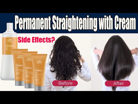 Permanent Straightening Hair Creamwith Creatine+ Straight | Wella Professionals | Curly HAIR