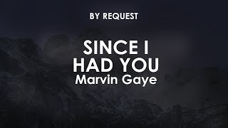 Since I Had You | Marvin Gaye