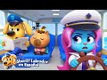 El Barco Escolar Falso ️ Dibujos Animados Sheriff Labrador En Español