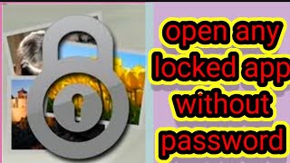 how to open gallery lock app without password | vault without password | Kannada | 2021 |