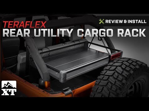Jeep Wrangler Teraflex Rear Utility Cargo Rack (2007-2017 JK 4-Door) Review & Install