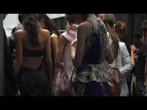 Vera Wang Spring Summer 2012 Ready-to-Wear Runway Show | Behind the Scenes | NYFW