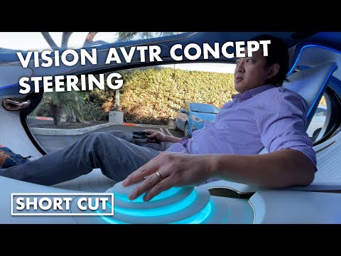 Mercedes Vision AVTR concept steering