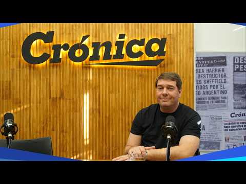 Damián Biss visitó el streaming de Crónica