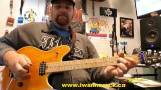 The right way to play Drop Dead Legs Van Halen on guitar (no whammy bar!)