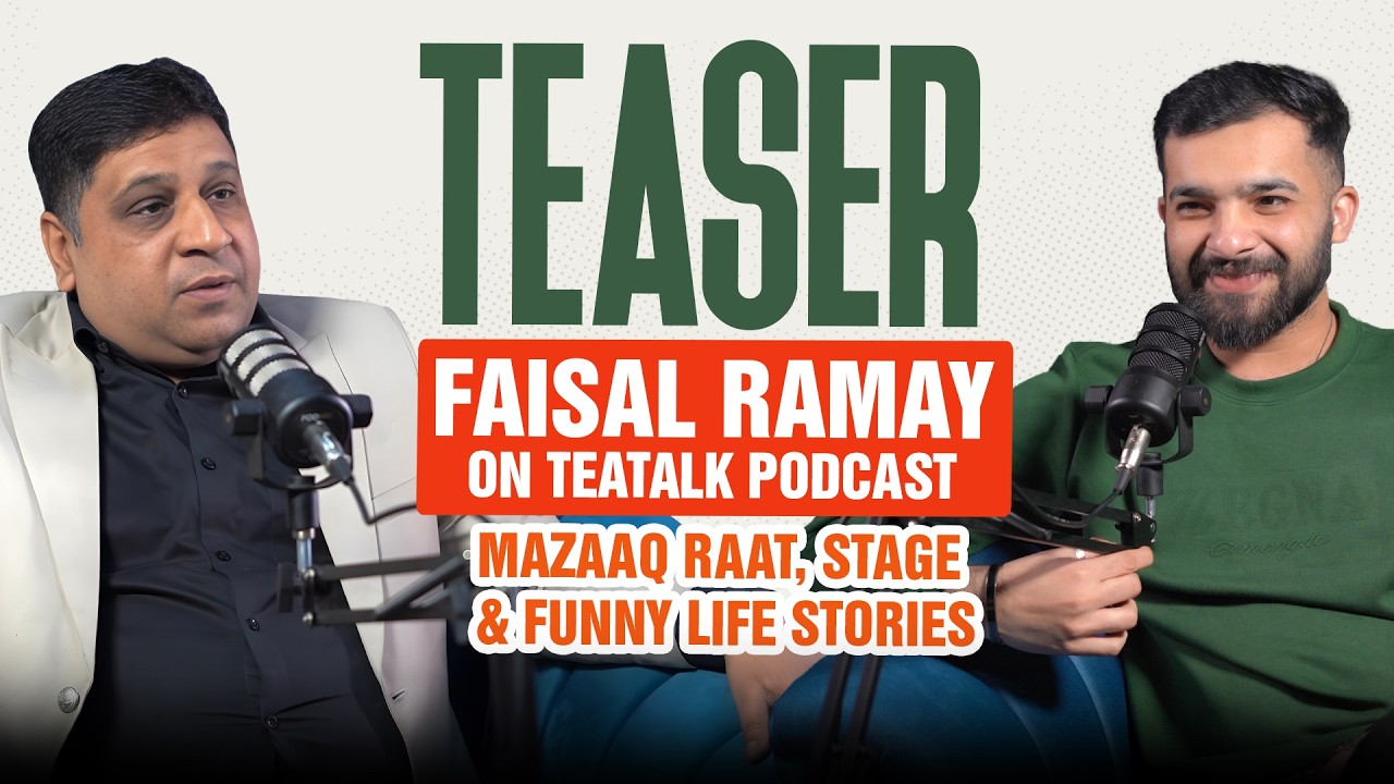 Faisal Ramay on Teatalk Podcast | Mazaaq Raat, Stage & Funny Life Stories