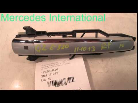 2002 Mercedes E320 RF SILVER OUTER HANDLE 210TYPE - mbiparts.com Used OEM Mercedes Parts - Di... OEM