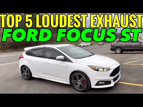 Top 5 LOUDEST Exhaust Set Ups for Ford Focus ST 2.0L Turbo!
