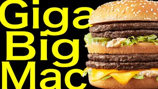 【ギガビッグマック】McDonald 🍔GIGA BIgMac🍔