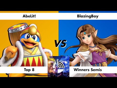 The Wifi Series #33 - Top 8 Winner Semis: AbeLit! (King Dedede) vs FG | BlazingBoy (Zelda/Plant)